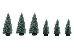 Rayher Deko-Tannenbäumchen Be-schneit | 5-7 cm | 8 Stück
