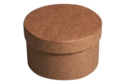 Rayher Pappmaché-Boxen Set Rund | ⌀ 6 × 3.5 cm | 4 Stück