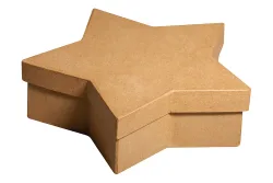 Rayher Pappmaché-Sternbox | 19 × 19 × 6 cm