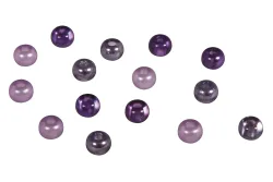 Rayher Rocailles-Mix mit Grossloch Violett | ⌀ 5.5 mm | 80 Stück
