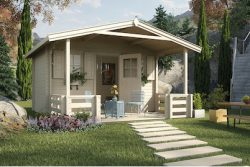 Weka Weekendhaus 138B Holz Natur | 15 m²