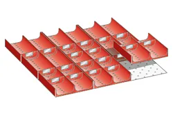 Lista Einteilungsmaterial EM-Satz 27x27 Mulden | 7.5 cm