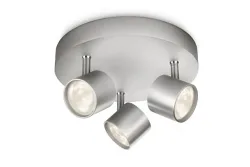 Philips LED-Spot Star Dimmbar Silber | 3 × 4.5 W