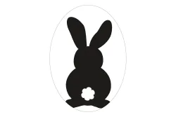 Rayher Labels Hase | 5.5 × 4 cm