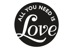 Rayher Labels Gips All You Need Is Love | 4.5 cm