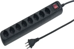 Steba Power Easy Steckdosenleiste 8x T13 mit Resetschalter | 2500 W