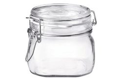 Bormioli Rocco Bügelverschlussglas Fido Terrina; 500 ml, 10.6x9.8 cm (ØxH); transparent; rund; 6 Stück / Pack