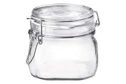 Bormioli Rocco Bügelverschlussglas Fido Terrina; 500 ml, 10.6x9.8 cm (ØxH); transparent; rund; 6 Stück / Pack