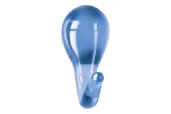Kleine Wolke Wandhaken Drop Hooks Blau | 6 × 3 cm