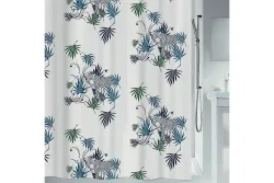 Spirella Duschvorhang Leo Blau-Grün | 180 × 200 cm