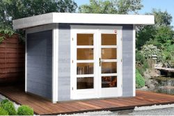 Weka Designhaus 126 Grau | 2.9 × 2.1 m