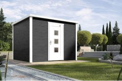 Weka Designhaus wekaLine 413 2, mit Einzeltür, anthrazit