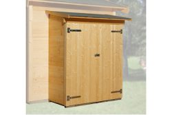 Weka Anbauschrank Holz Lasiert | 65 × 128 cm
