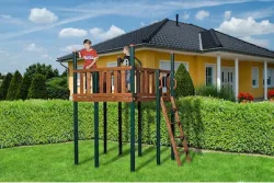 Weka Tabaluga Spielturm 816 D aus Holz | 167 × 160 cm