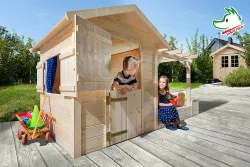 Weka Tabaluga Spielplatz Kinder Spielhaus mit Drachenhöhle | 275 × 122 × 275 cm