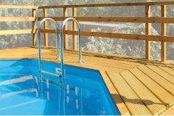 Weka Sonnendeck für Pools 593 B Gr.1 + 594 + 594 A (Holz), Natur