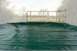 Weka Gewebeverstärkte Pool-Abdeckplane | 7.2 × 5 m