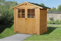 WEKA Gartenhaus 316 Gr.2 WEKA Farbbehandlung:Lasur - Eiche hell
