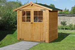WEKA Gartenhaus 316 Gr.2 WEKA Farbbehandlung:Lasur - Eiche hell