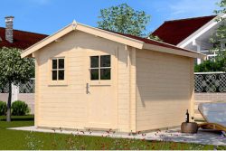 Weka Gartenhaus Premium 28 mit Fronttüre und Fenster | 2 × 3 m