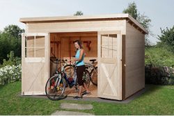 Weka Gartenhaus 325 Gr.4 Holz Natur | 2.5 × 3 m