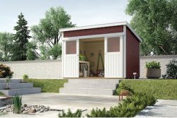 Weka Schiebetürhaus 225 Gr. 2 | 3 × 3 m