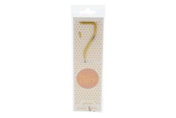 Wondercandle hipHIP HOORAY Gold 7