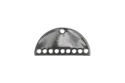 Rayher Metall-Anhänger Mehrloch | 2 Stück | 2.2 × 1 cm