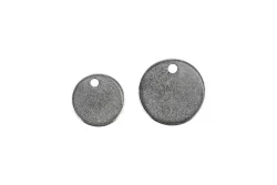 Rayher Metall-Anhänger Scheiben | ⌀ 8-10 mm | 6 Stück