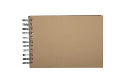 Rayher Spiralalbum Quadratisch FSC | 21.5 × 15.5 cm | 250 g/m² | 15 Bögen