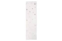 Rayher Papier-Faltenbeutel mit Sternchen Silber | 7 × 24 cm | 25 Stück
