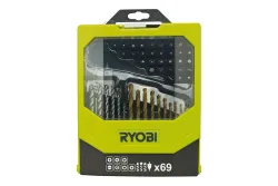 Ryobi Bit- und Bohrer-Set Rak69Mix / 69 tlg.