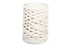 Rayher Braidy Recycling Garn Creme | ⌀ 4 mm | 65 m | 250 g