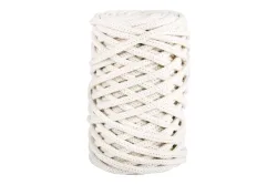 Rayher Braidy Recycling Garn Creme | ⌀ 6 mm | 27 m | 250 g