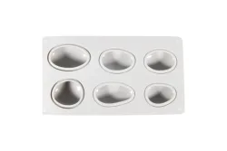 Rayher Silikon-Giessform Steine | 14.5 × 26 × 3.5 cm | 6 Formen