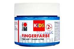 Marabu Kids Fingerfarbe Metallic Blau | 100 ml