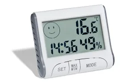 Thermo/Hygrometer mit Uhr