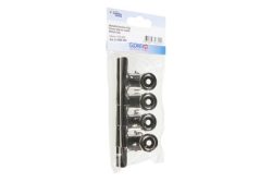 Glorex Metall-Scharnier-Clips | 5 cm | 4 Stück