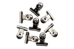 Glorex Metallscharnier-Clips | 22 mm | 8 Stück