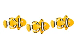 Glorex Moosgummi-Sticker Fische | 12 Stück