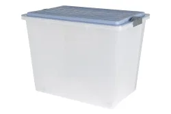 Rotho Stapelbox Compact A3 Blau | 43.5 × 39.5 × 57 cm | 70 l