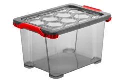 Rotho Evo Total Box Rot | 23 × 28 × 39 cm | 15 l