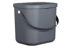 Recycling Müllsystem ALBULA, 6 l, anthrazit