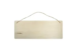 Rayher Holz-Schild Rechteck FSC 100% | 40 × 15 × 0.6 cm