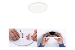 Paulmann 92390 EB Panel Veluna VariFit LED-Einbauleuchte LED 4.50 W Satin