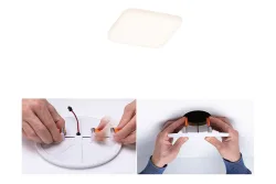 Paulmann LED-Einbaupanel Veluna VariFit Satin | ⌀ 7.5 cm | 6 W