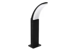 Eglo Aussensockelleuchte LED Fiumicino Schwarz-Weiss | 45 × 10 cm