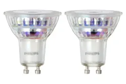 Philips LED 77427100 LED EEK F (A - G) GU10 Reflektor 4.6 W = 50 W Warmweiß (Ø x L) 5 cm x 5.4 cm 2 St.