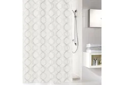 Kleine Wolke Duschvorhang Classy Weiss | 120 × 200 cm