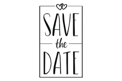 Rayher Stempel Save the Date | 5 × 8 cm